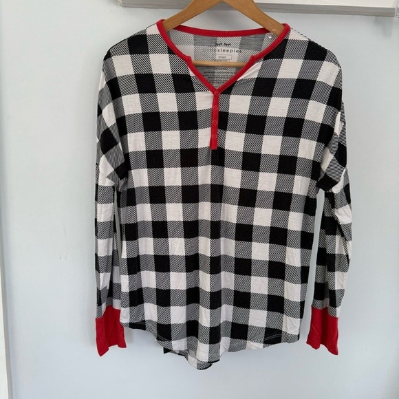 Little Sleepies Other - Little Sleepies‎ Holiday Buffalo Plaid Women's Small Pajama Top